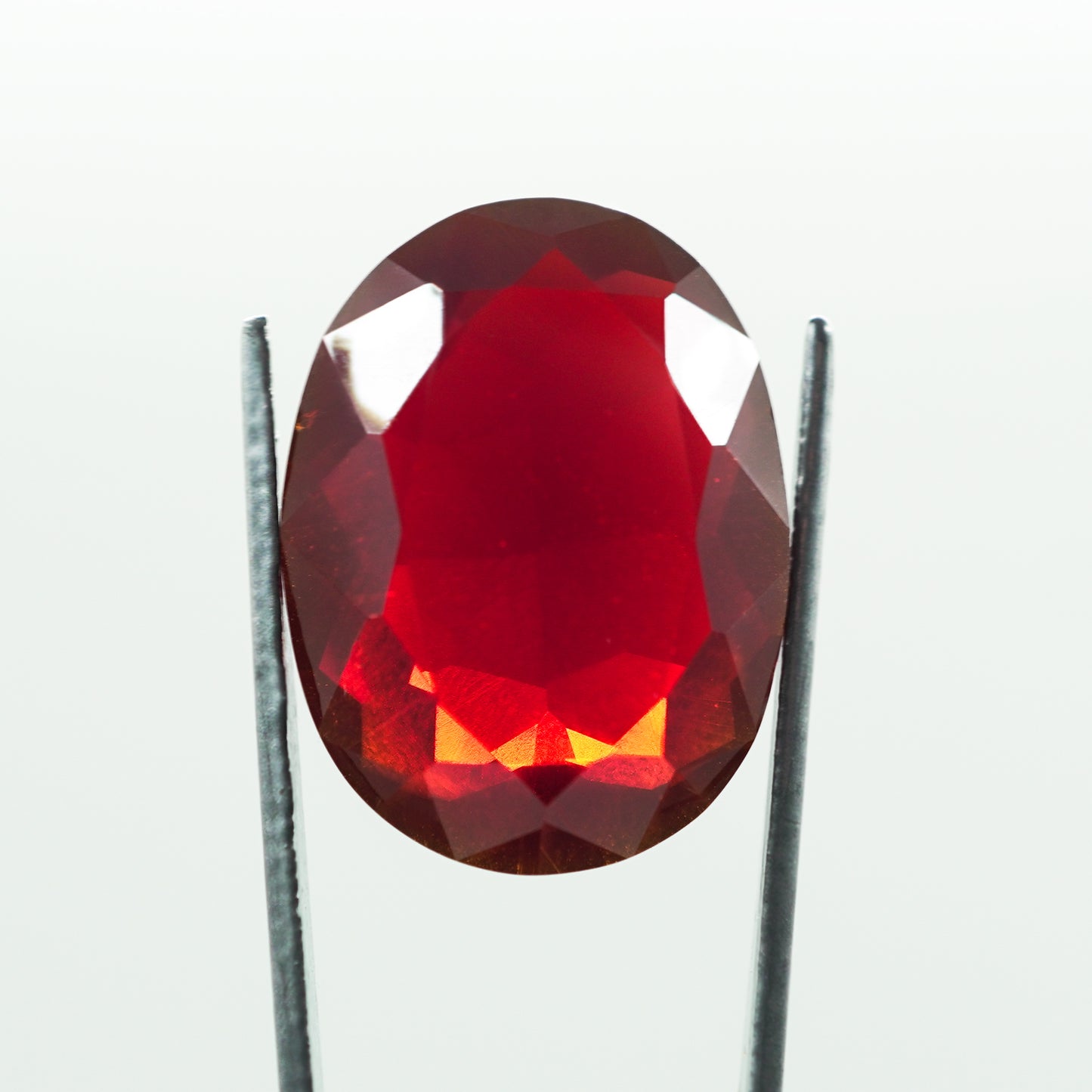 MAHOGANY BRILLIANCE MEXICAN FIRE OPAL GEMSTONE